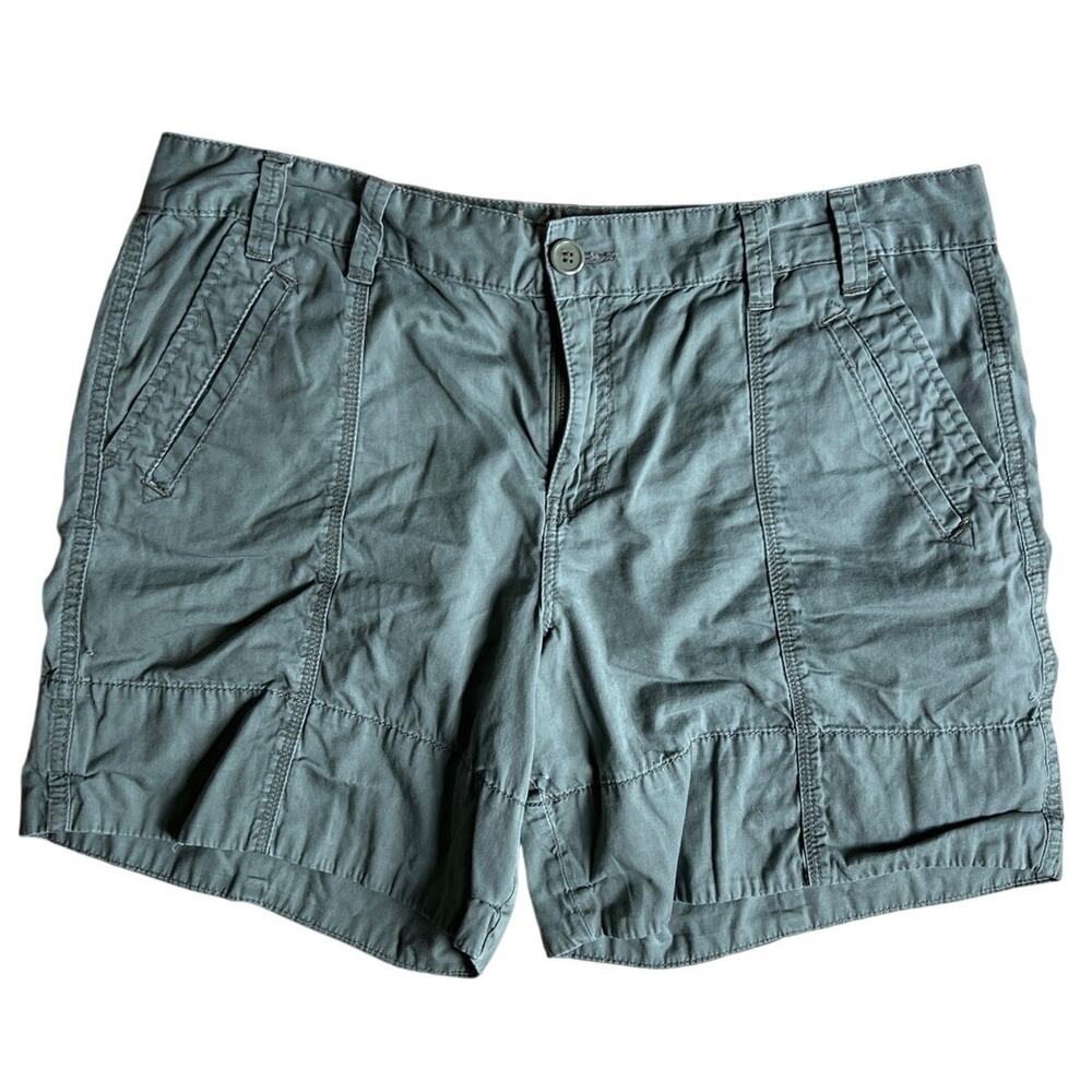 Calvin Klein Jeans Womens Size 12 Cargo Shorts Military Green Cotton
